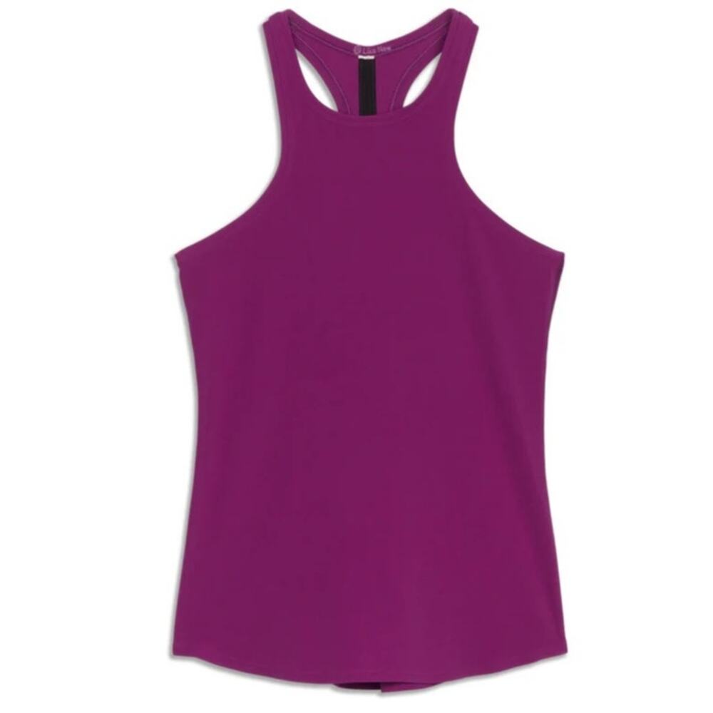lululemon | simply bare nulu fabric purple racerback tank top women's sz 2